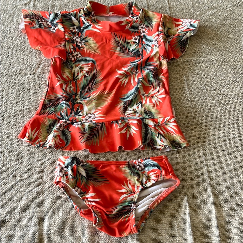 SeaFolly Tropical Kids Swim Set - Orange